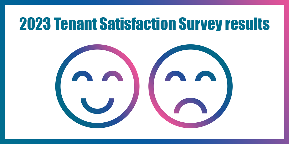 A graphic showing a happy face next to a sad face.