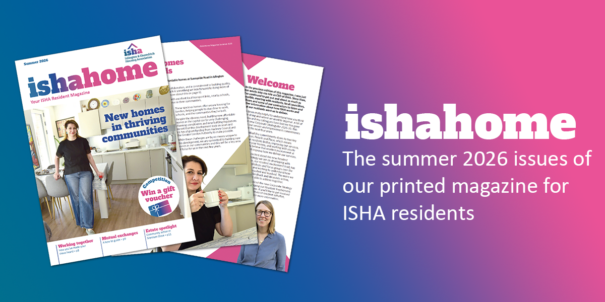 The cover and select pages of the Summer 2026 ishahome magazine.